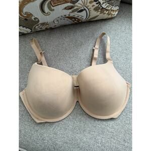 Auden 34DD The Everyday Bra Padded Nude Adjustable Straps EUC